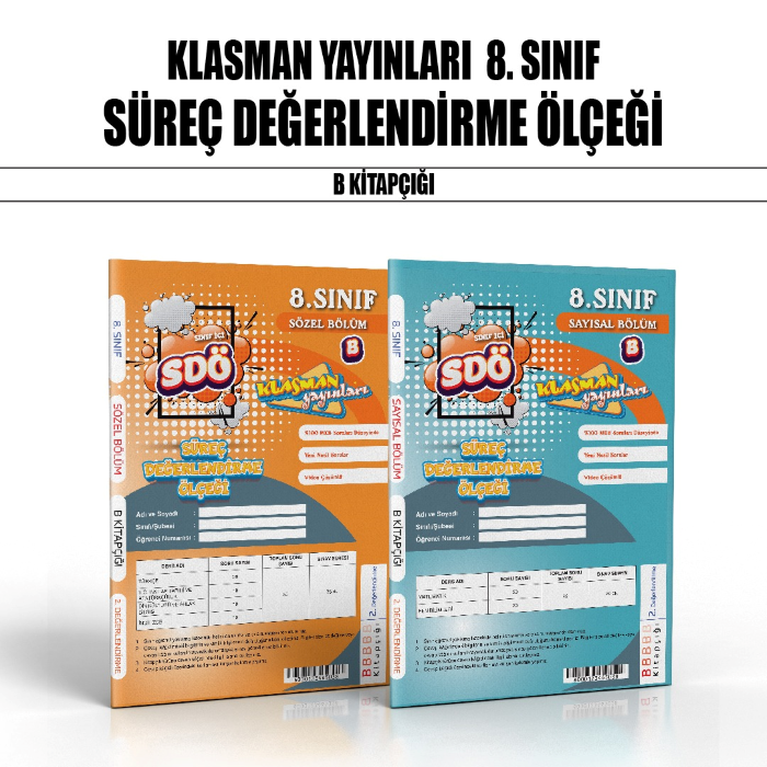KLASMAN 08.SINIF SÜREÇ DEĞ(SDÖ) SAY/SÖZ 2-B -24-25